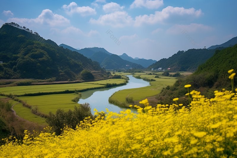 自然小众风景新安江清明时节风光,高清,摄影图,摄影图片,图片大全,摄影图免费下载